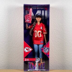 NIB - Barbie 2024 Kansas City Chiefs NFL Super Bowl Doll
